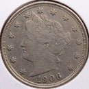 1906 Liberty Nickel, About Uncirculated Coin, Store