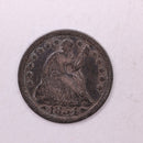 1854 Seated Liberty Half Dime., VF+. Coin., Store Sale