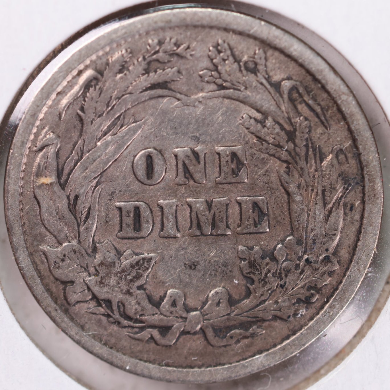 1898 Barber Dime, Very Good+ Circulated Coin, Store #DE0584