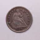 1856 Seated Liberty Half Dime., X.F. Coin., Store Sale