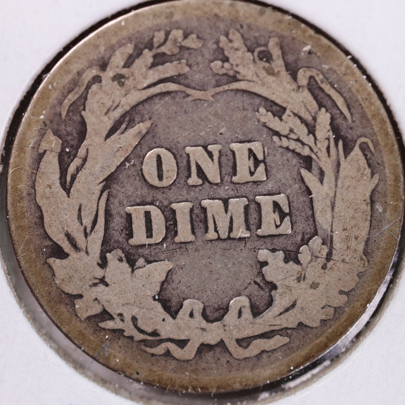 1901 Barber Dime, Good Circulated Coin, Store #DE0614