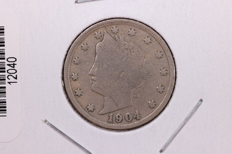 1904 Liberty Nickel, Affordable Circulated Coin. Store