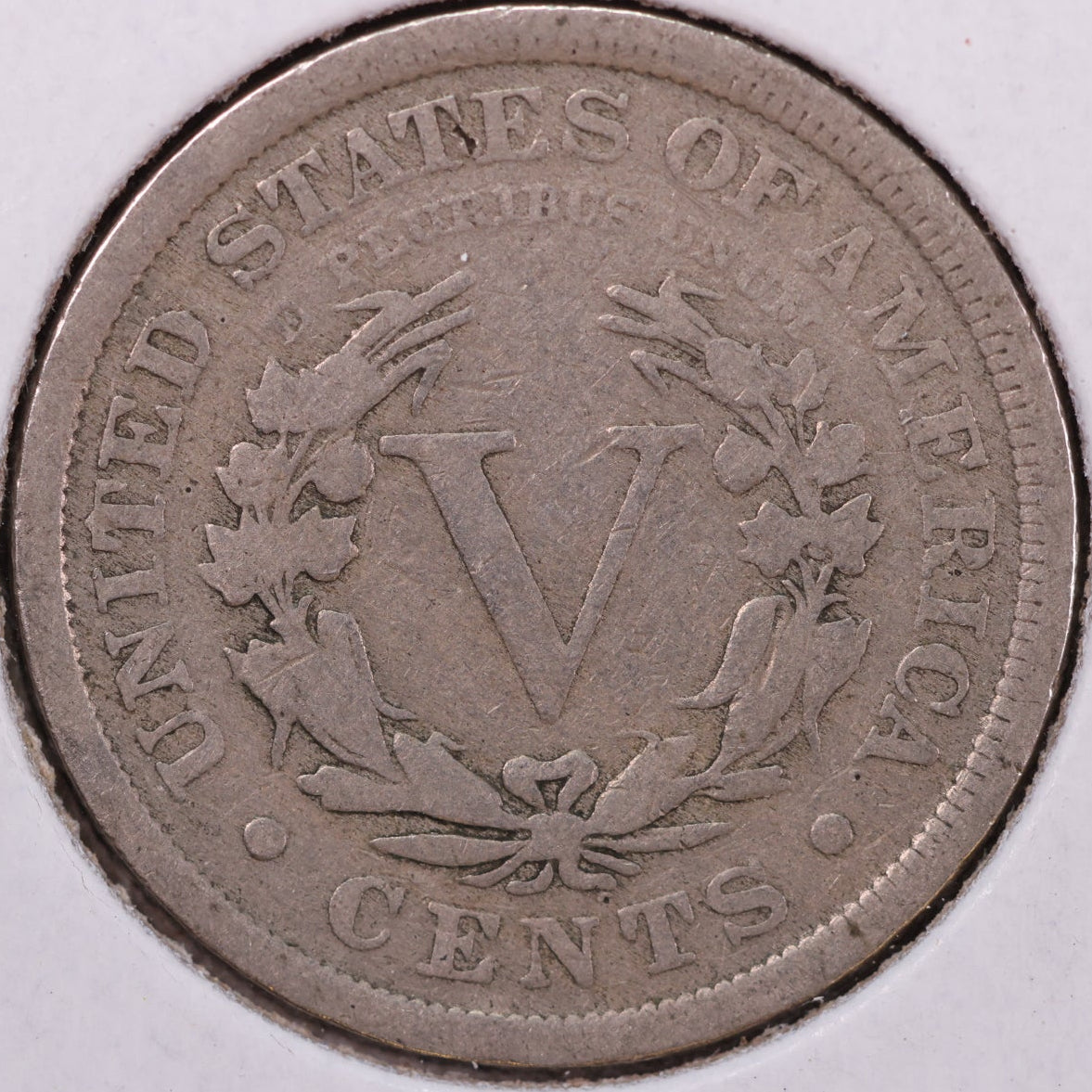 1904 Liberty Nickel, Very Good Circulated Coin. Store #12040