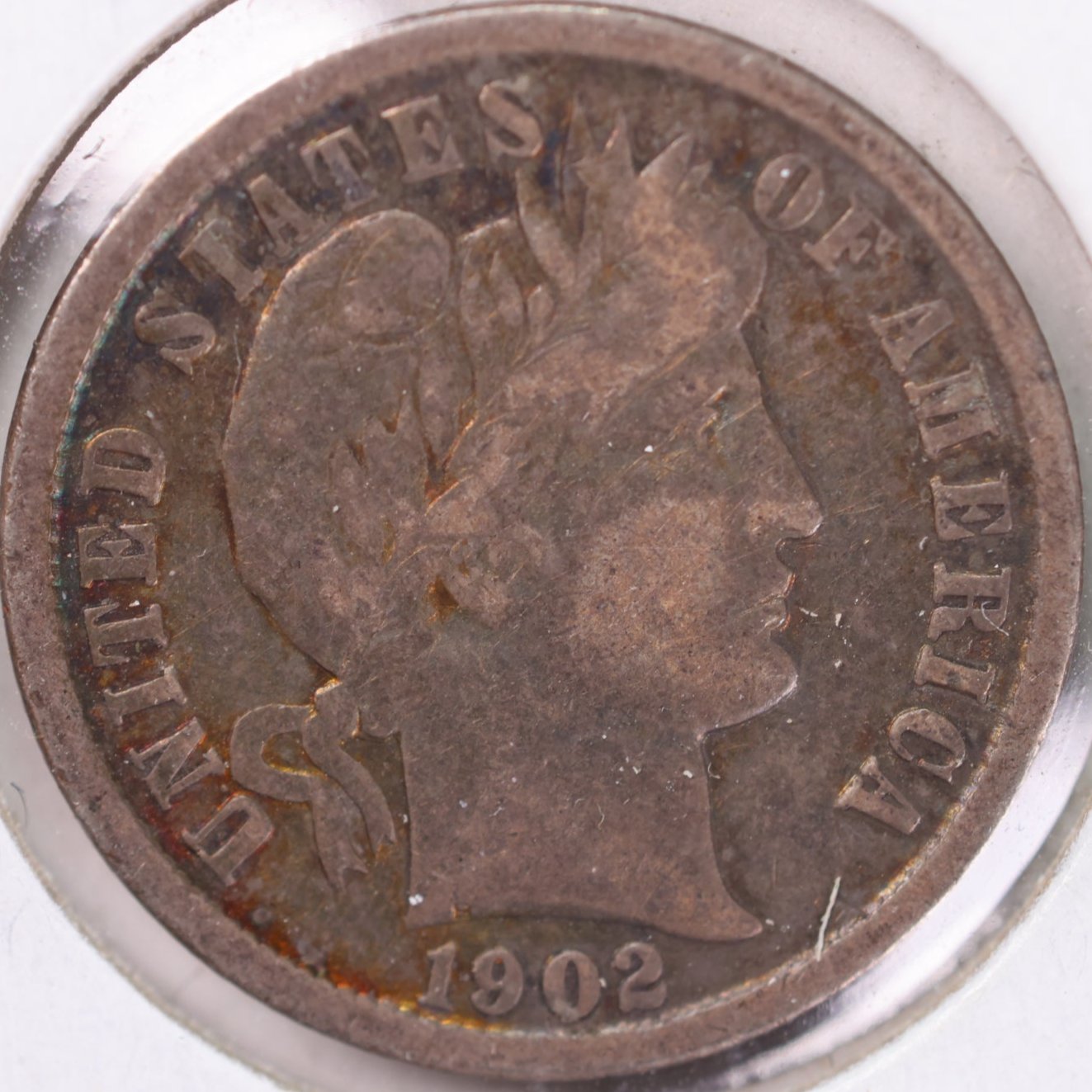 1902 Barber Dime, Very Fine Circulated Coin, Store #DE0547
