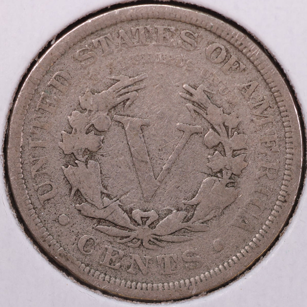 1904 Liberty Nickel, Very Good Circulated Coin. Store #12043