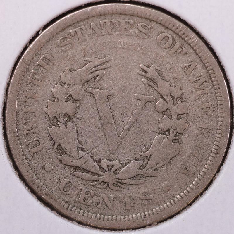 1904 Liberty Nickel, Very Good Circulated Coin. Store