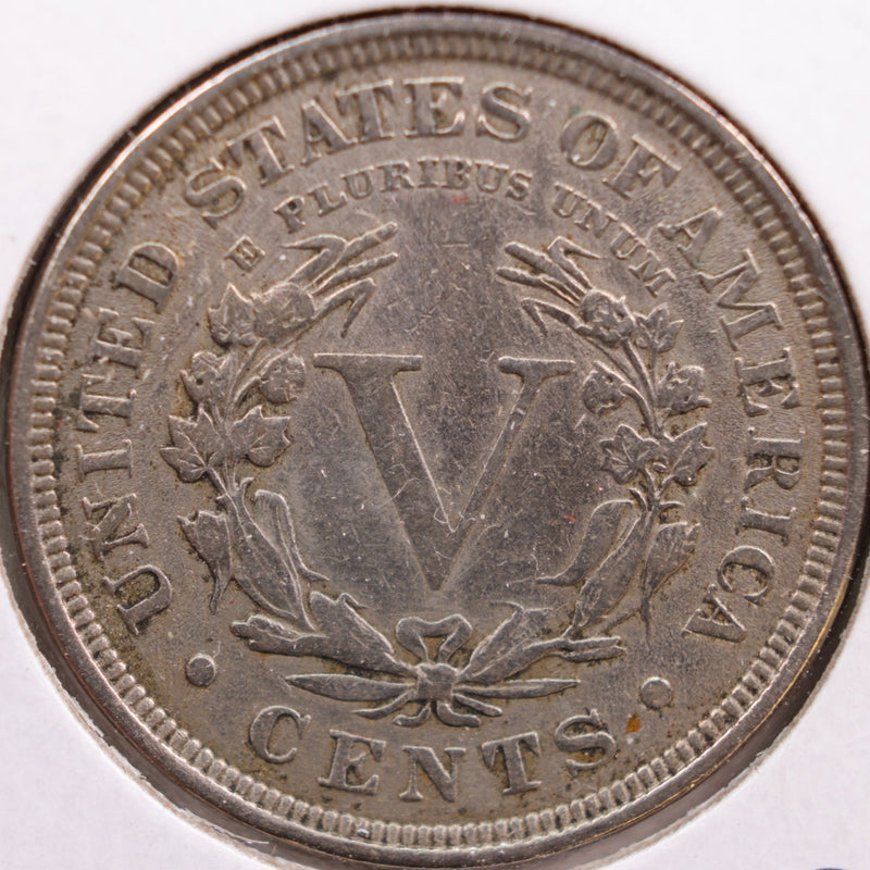 1908 Liberty Nickel, Fine+ Circulated Coin, Store