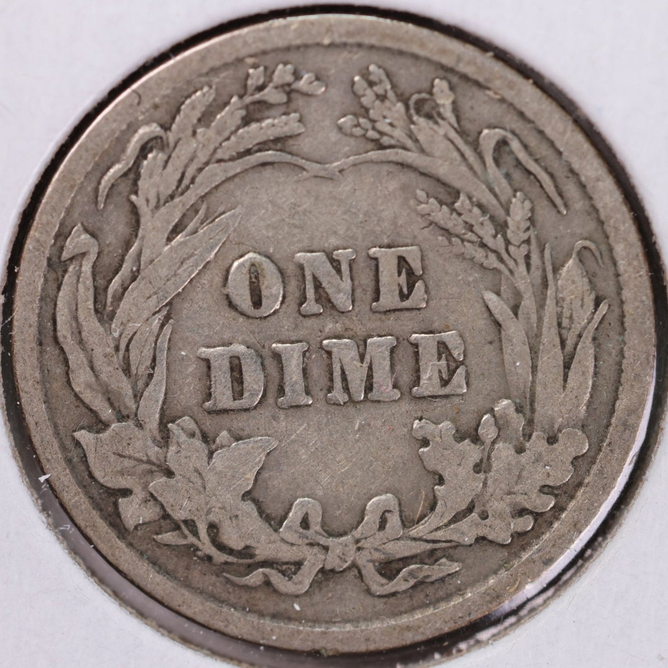1902 Barber Dime, Fine Circulated Coin, Store #DE0612