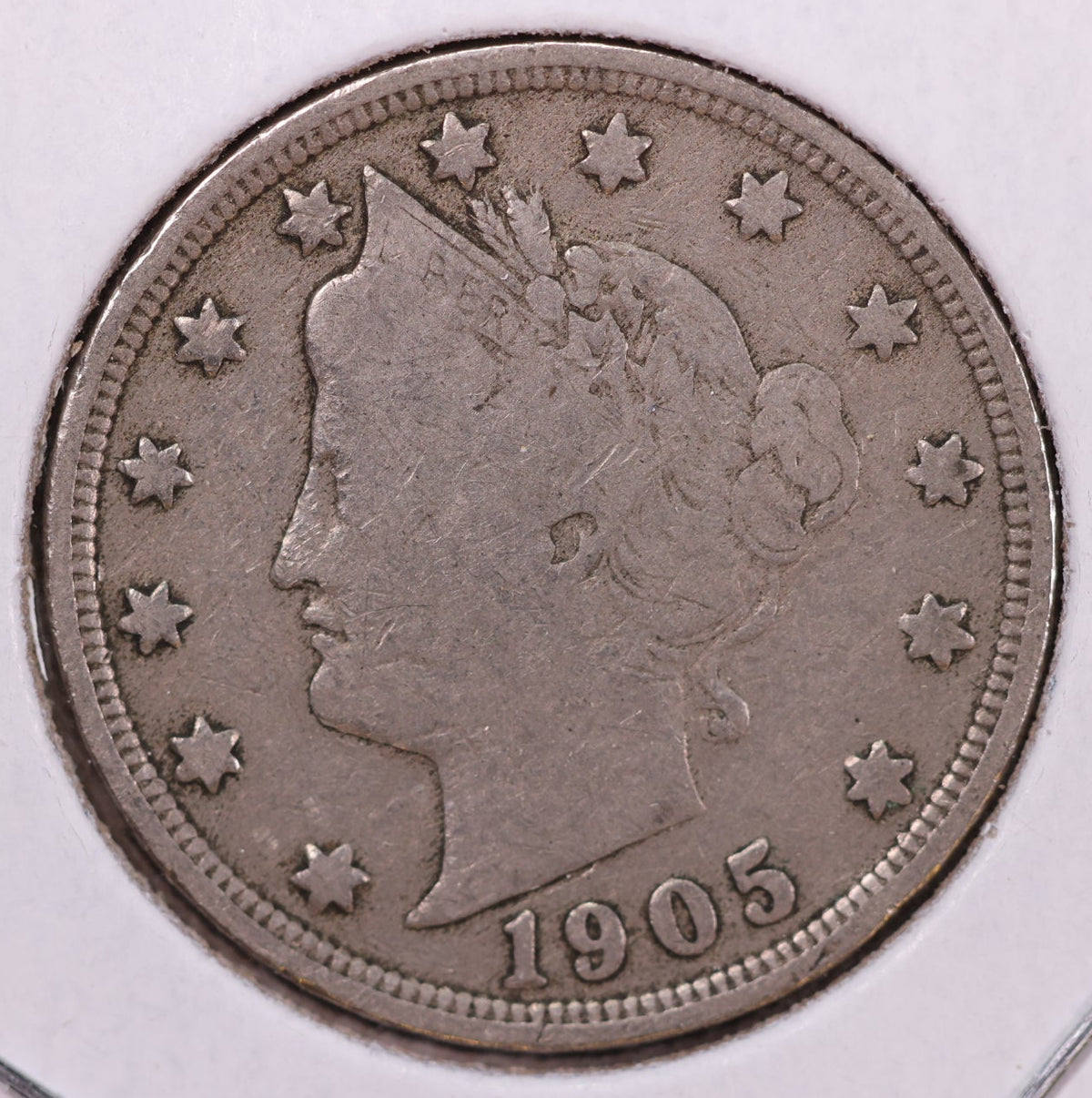 1905 Liberty Nickel, Affordable Circulated Coin. Store #NL729
