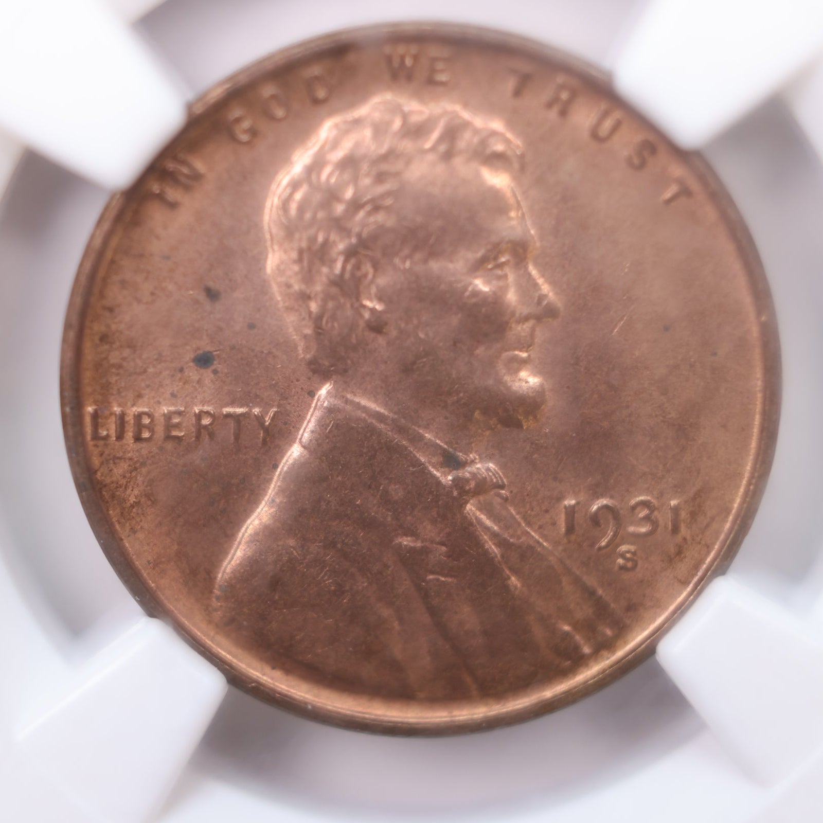 1931-S Lincoln Wheat Cents, NGC MS-63, Red/Brown, Store #CT1571.