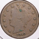1910 Liberty Nickel, Fine+ Circulated Coin, Store