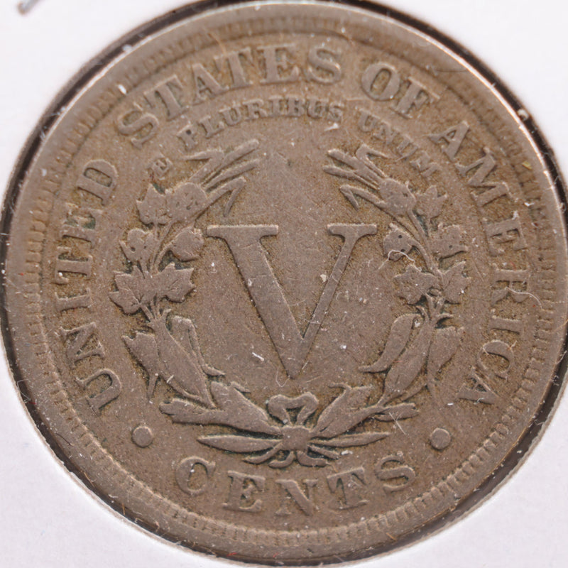 1910 Liberty Nickel, Fine+ Circulated Coin, Store