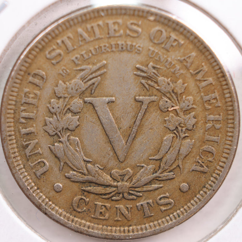 1911 Liberty Nickel, Very Fine Circulated Coin, Store