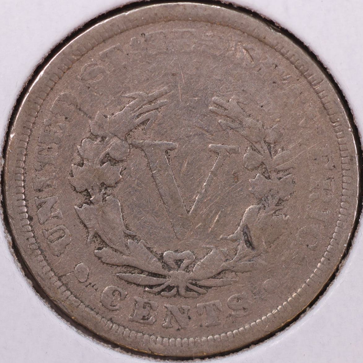 1905 Liberty Nickel, Affordable Circulated Coin. Store #12054