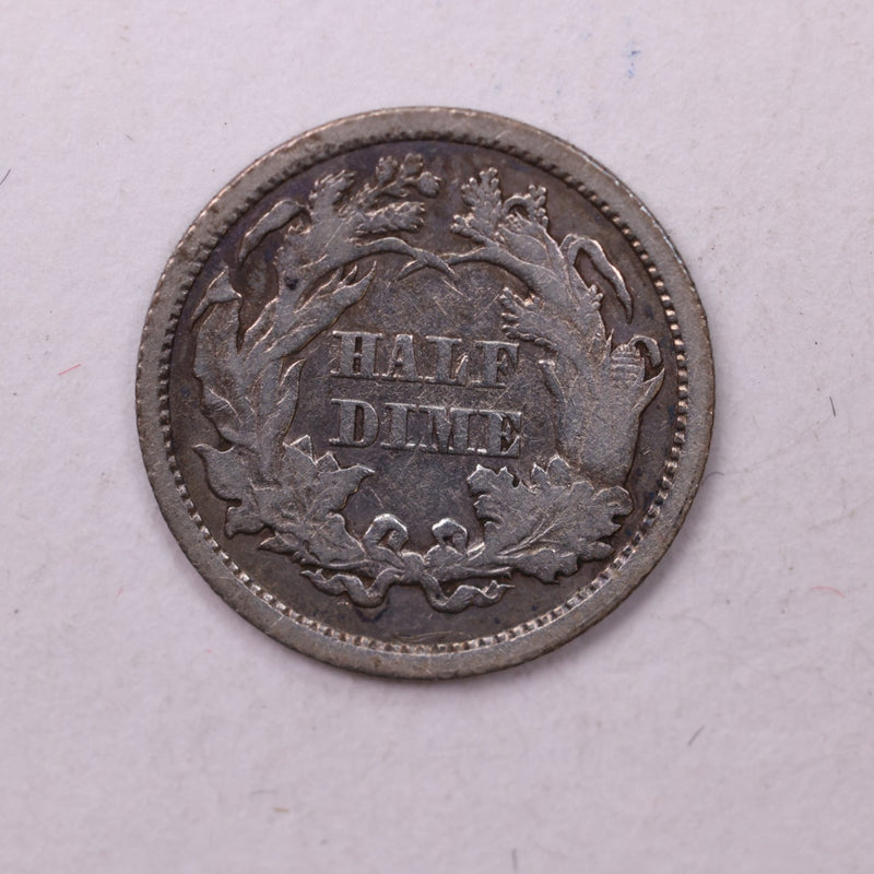 1863 Seated Liberty Half Dime., V.F., Store Sale