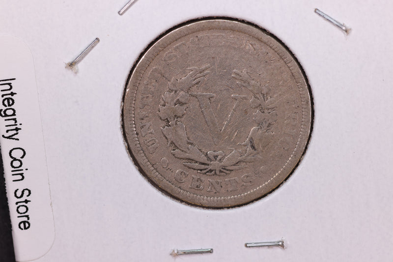 1905 Liberty Nickel, Affordable Circulated Coin. Store