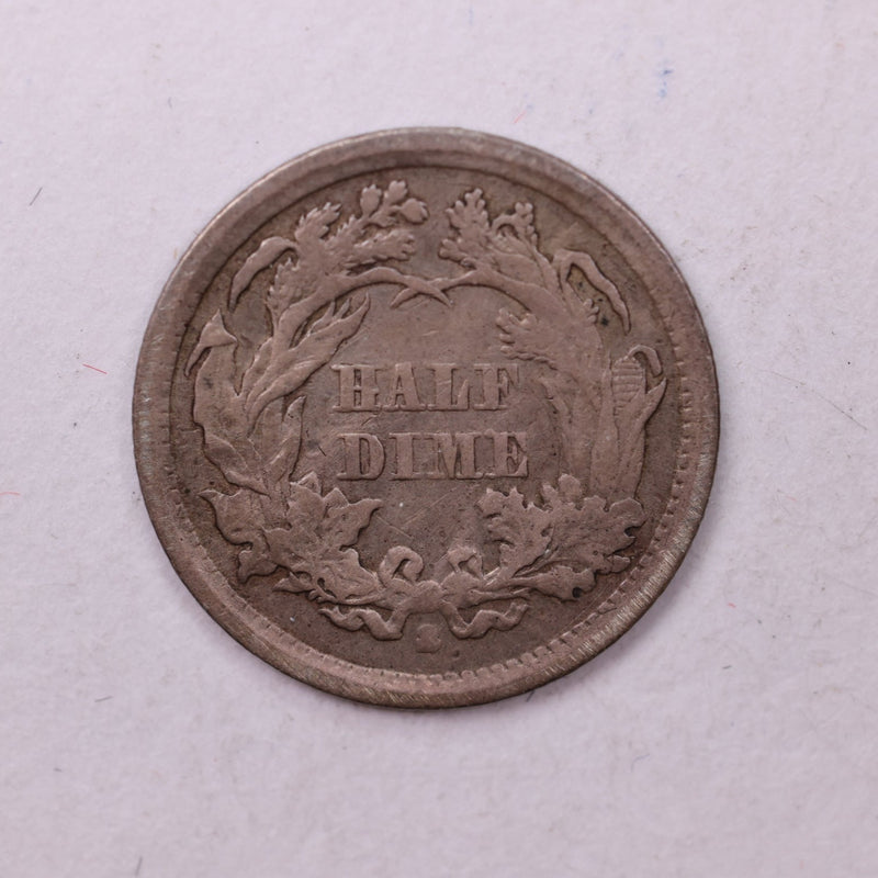 1867-S Seated Liberty Half Dime., X.F., Store Sale