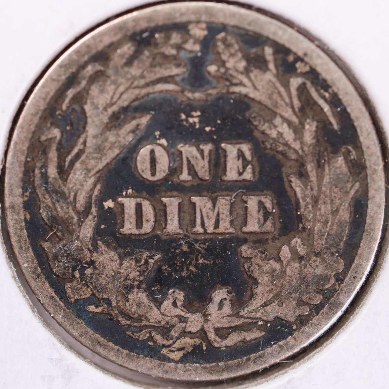 1905 Barber Dime, Very Good Circulated Coin, Store #DE0554