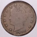 1906 Liberty Nickel, Very Good Circulated Coin. Store