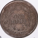 1905-S Barber Silver Dime, Good Circulated Coin, Store