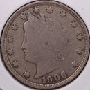 1906 Liberty Nickel, Very Good Circulated Coin. Store