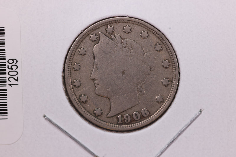 1906 Liberty Nickel, Affordable Circulated Coin. Store