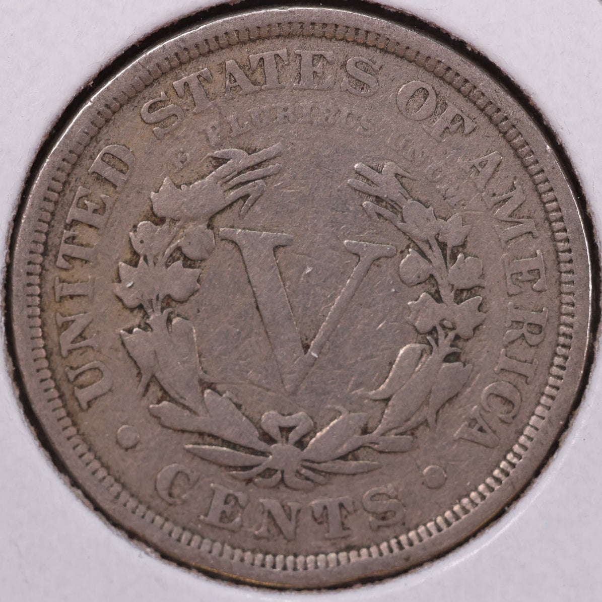 1906 Liberty Nickel, Very Good Circulated Coin. Store #12059