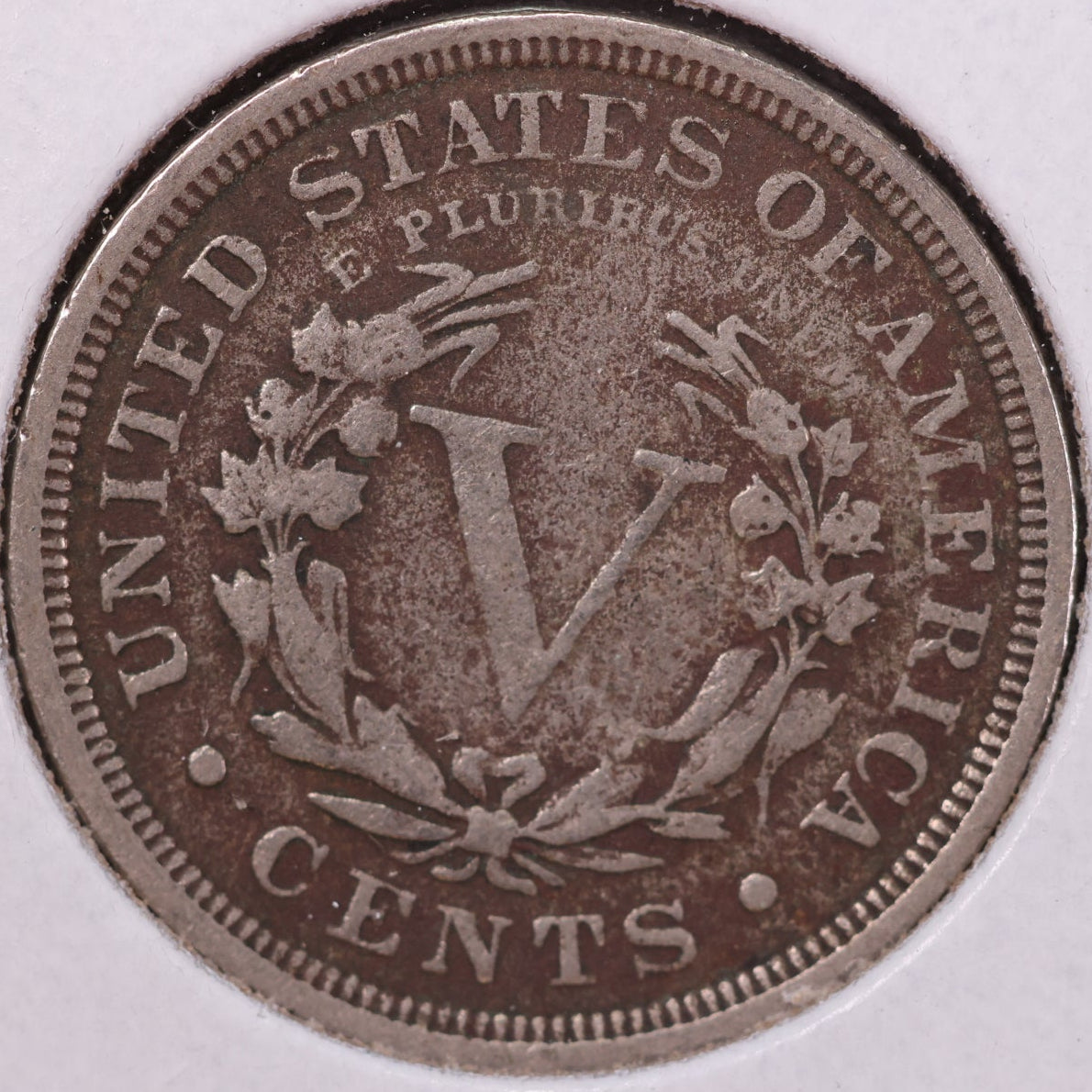 1906 Liberty Nickel, Very Good+ Circulated Coin. Store #12060