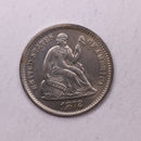 1872-S Seated Liberty Half Dime., B.U., Store Sale