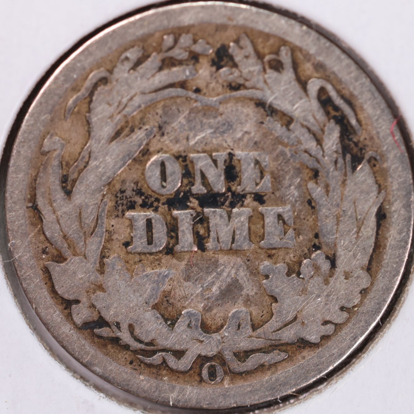 1907-O Barber Dime, Very Good Circulated Coin, Store #DE0559