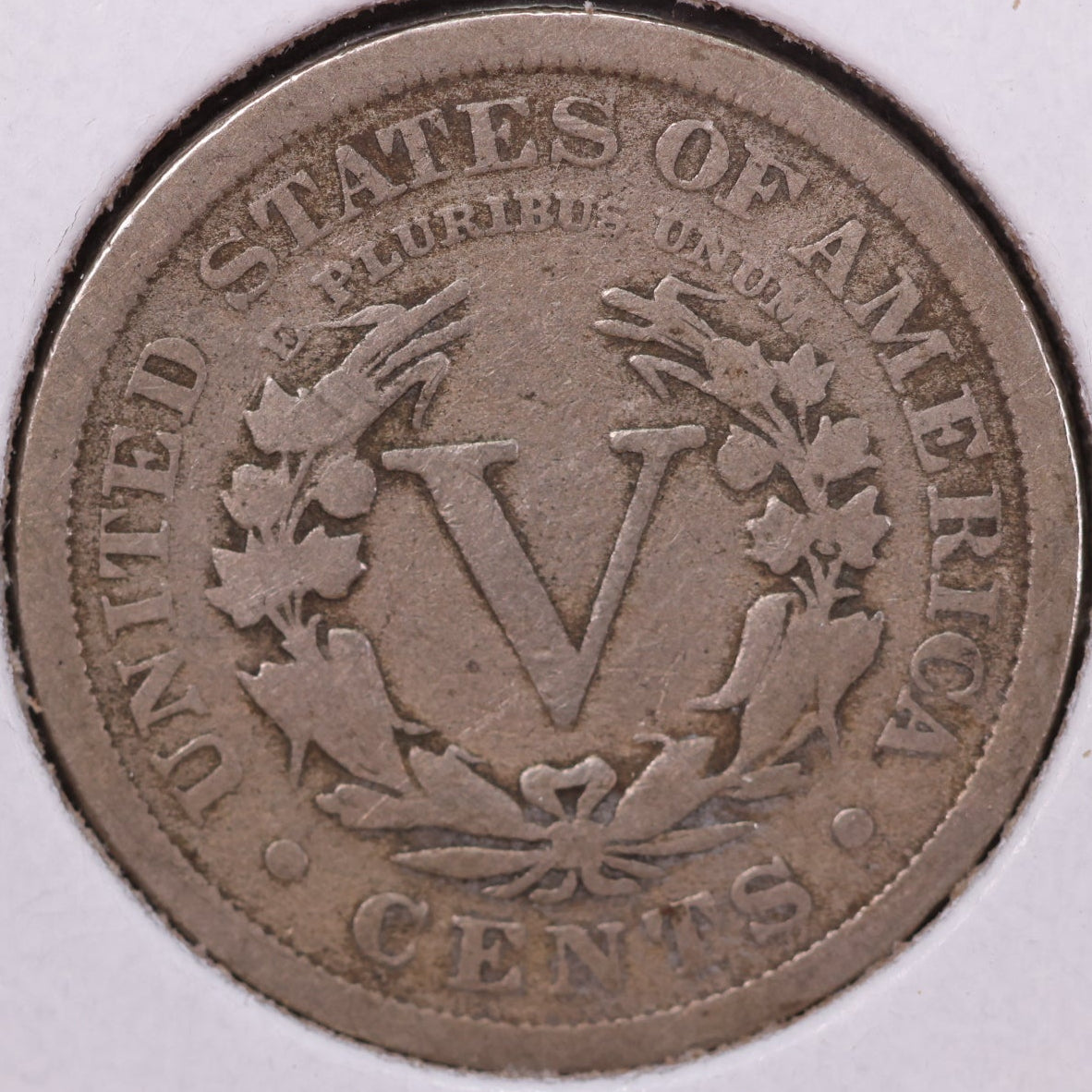 1906 Liberty Nickel, Very Good Circulated Coin. Store #12065