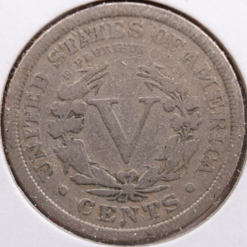 1912 Liberty Nickel, Very Good Circulated Coin, Store