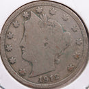 1912 Liberty Nickel, Very Good Circulated Coin, Store