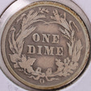 1895-O Barber Silver Dime, Good+ Circulated Coin, Store