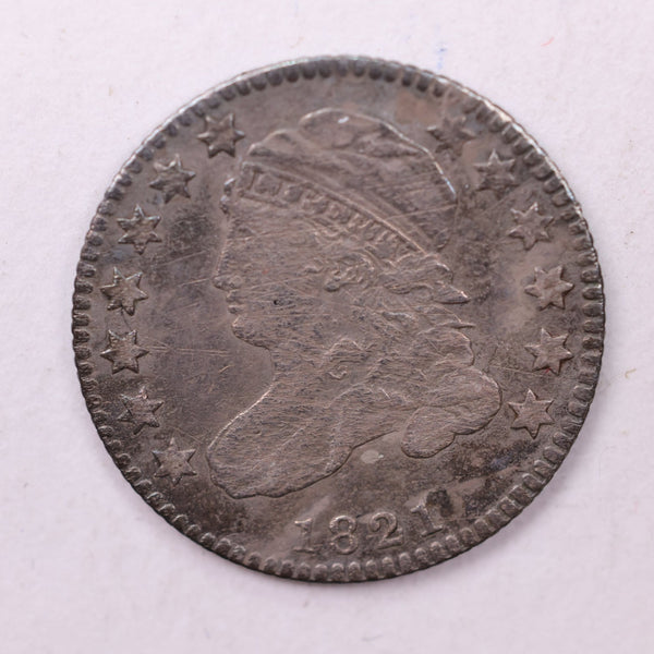 1821 Cap Bust Dime., Extra Fine., Small Date., Store Sale #18938