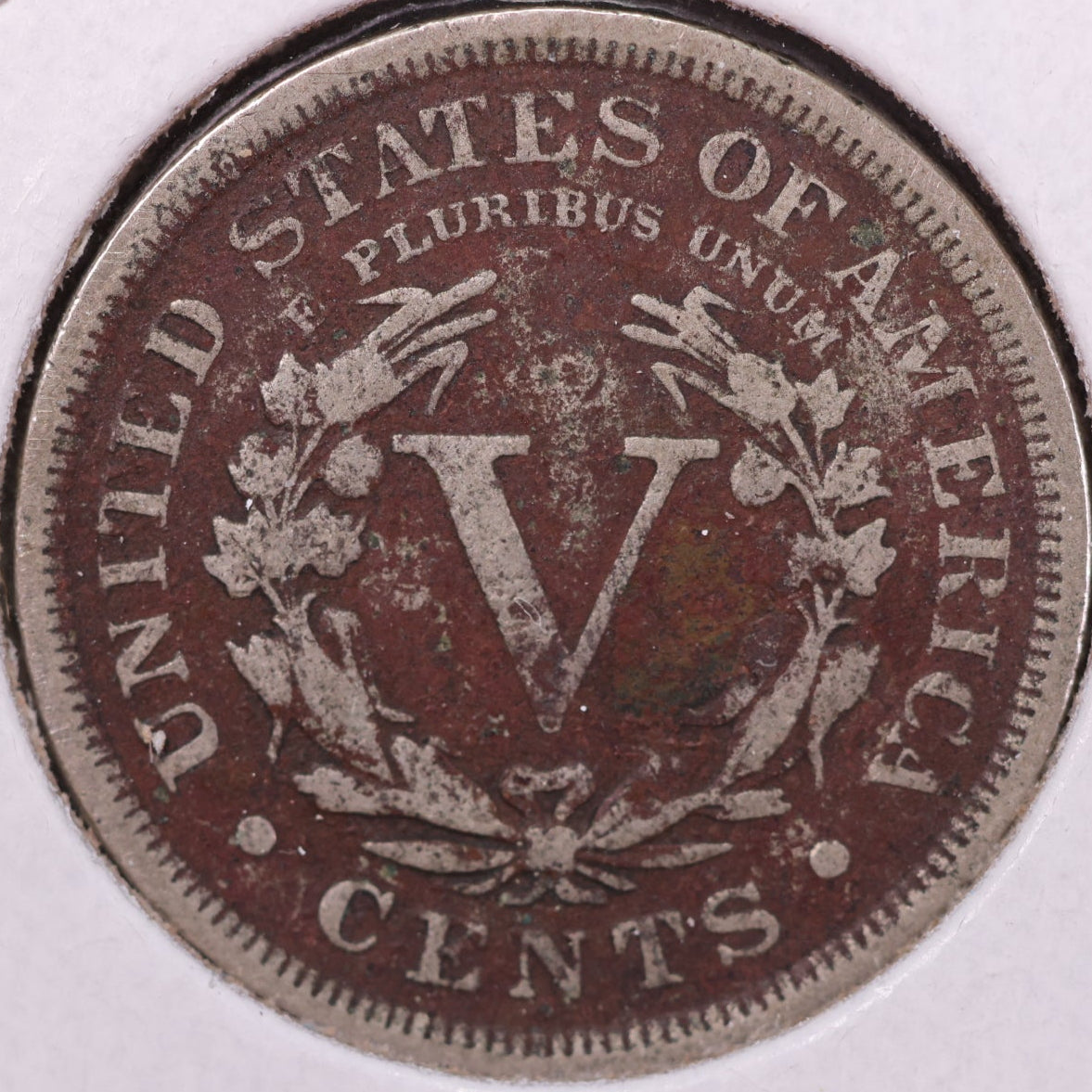 1906 Liberty Nickel, Very Good Circulated Coin. Store #12069