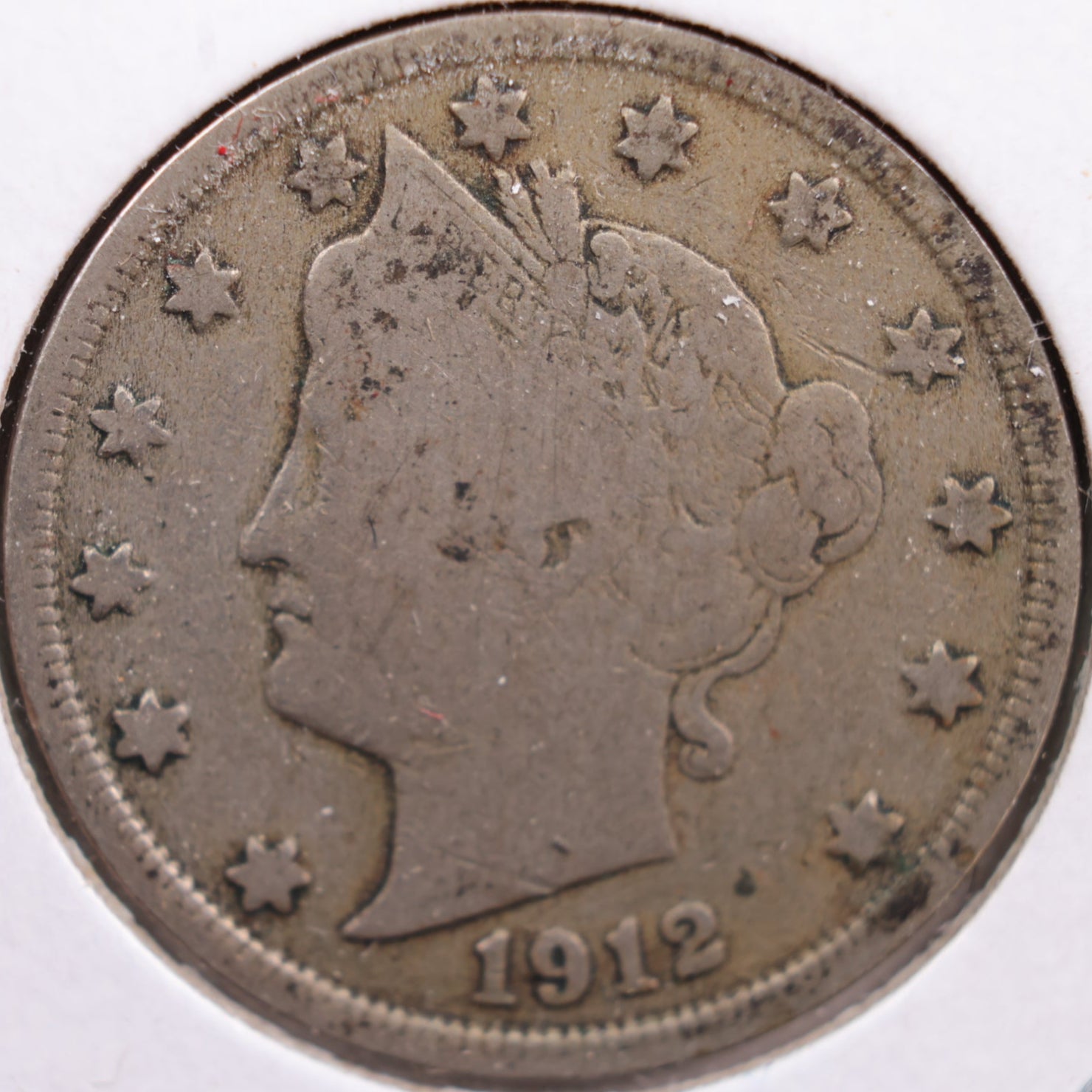 1912 Liberty Nickel, Very Good Circulated Coin, Store #NL179