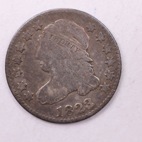 1823/2 Cap Bust Dime., Large E., JR-3., Fine., Store Sale #18939