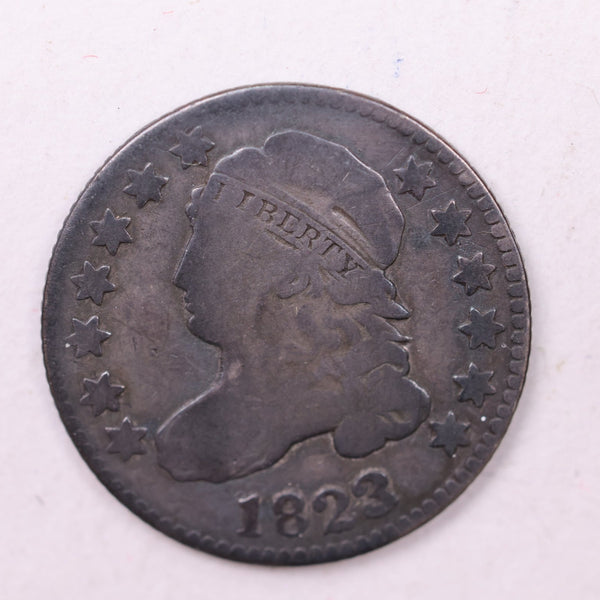 1823/2 Cap Bust Dime., Over date., V.G., Store Sale #18940
