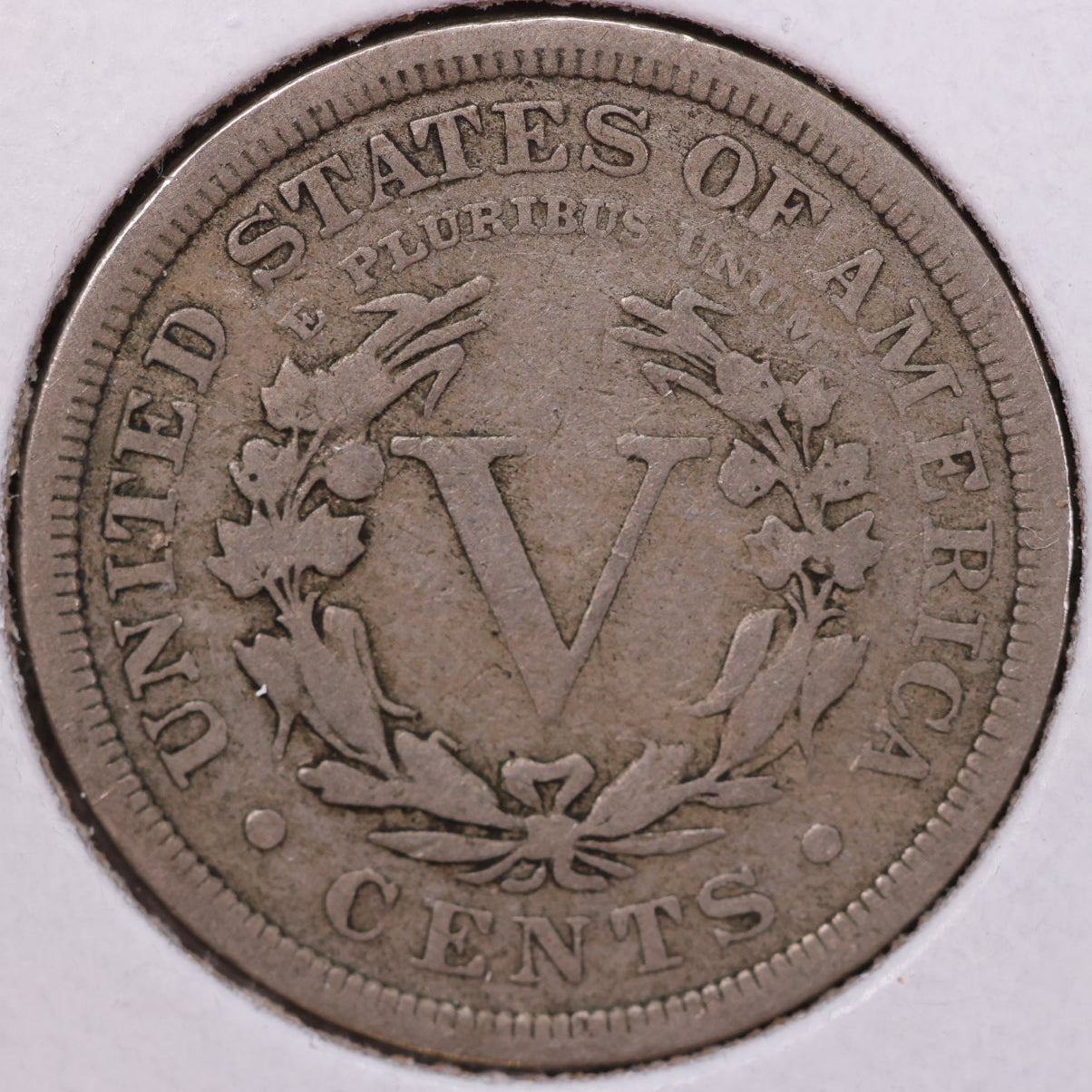 1906 Liberty Nickel, Very Good Circulated Coin. Store #12071