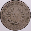 1906 Liberty Nickel, Very Good Circulated Coin. Store