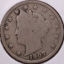 1906 Liberty Nickel, Affordable Circulated Coin. Store
