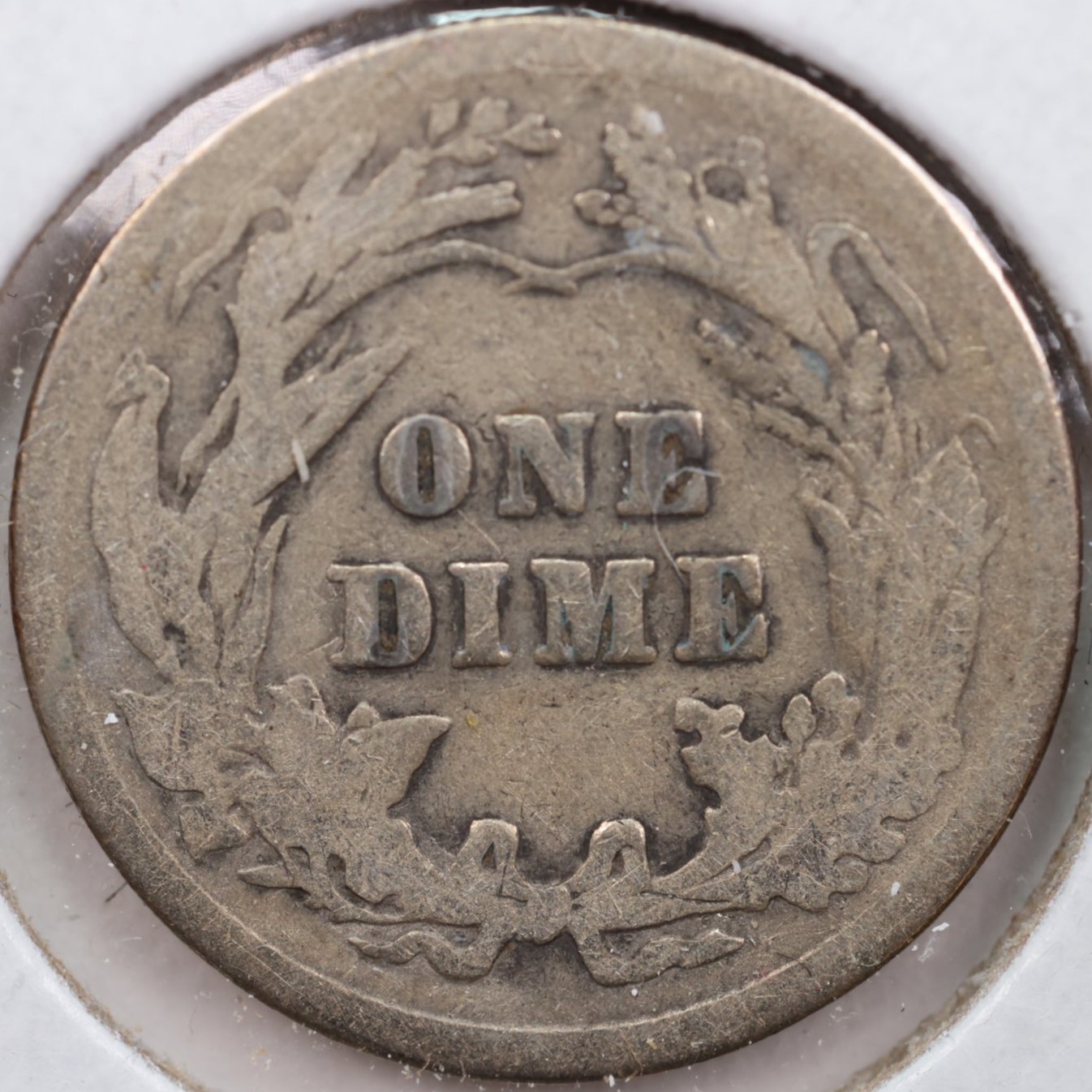 1911 Barber Dime, Very Good Circulated Coin, Store #DE0599