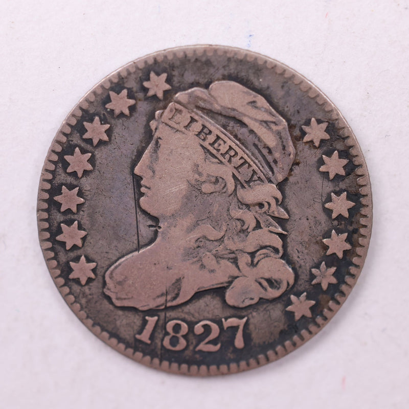1827 Cap Bust Dime., JR-6., Fine+., Store Sale