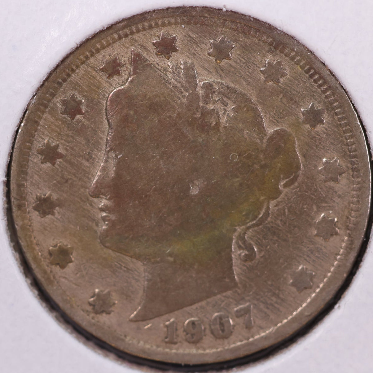 1907 Liberty Nickel, Good Circulated Coin. Store #12079