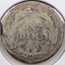 1914-D Barber Silver Dime, Very Good Circulated Coin, Store Sale