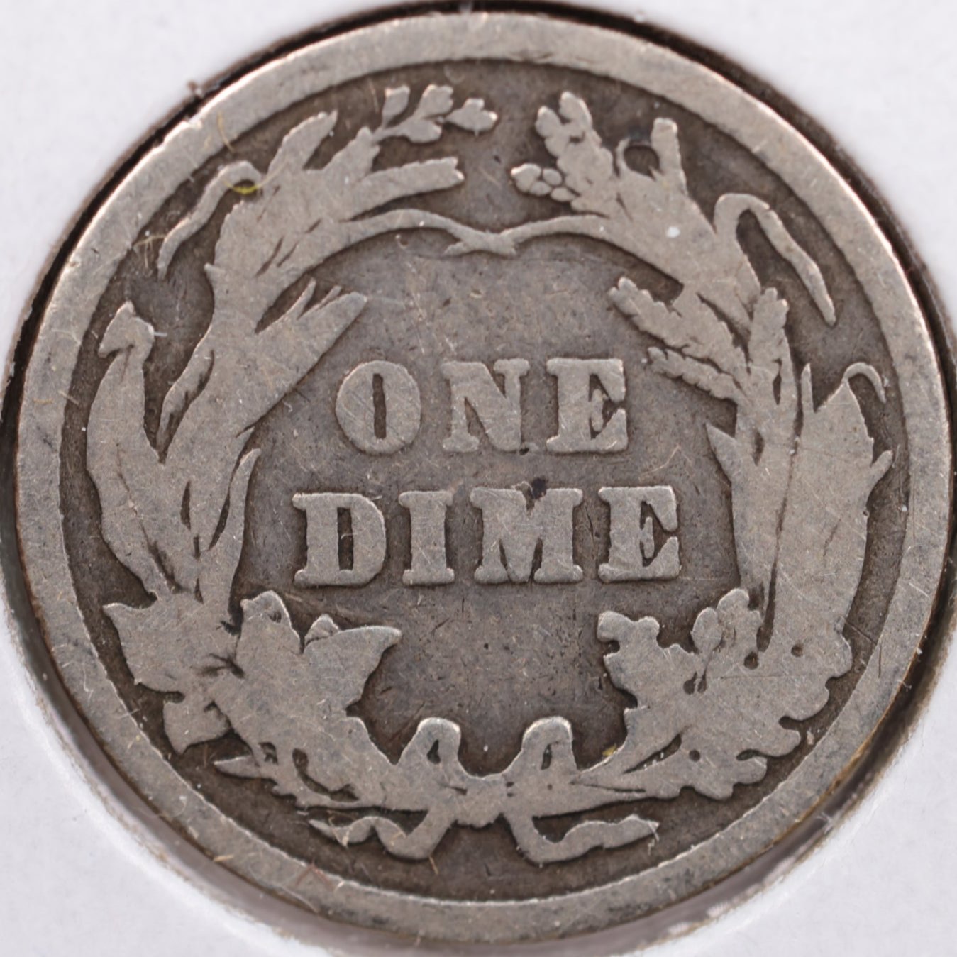 1912 Barber Dime, Very Good Circulated Coin, Store #DE0561