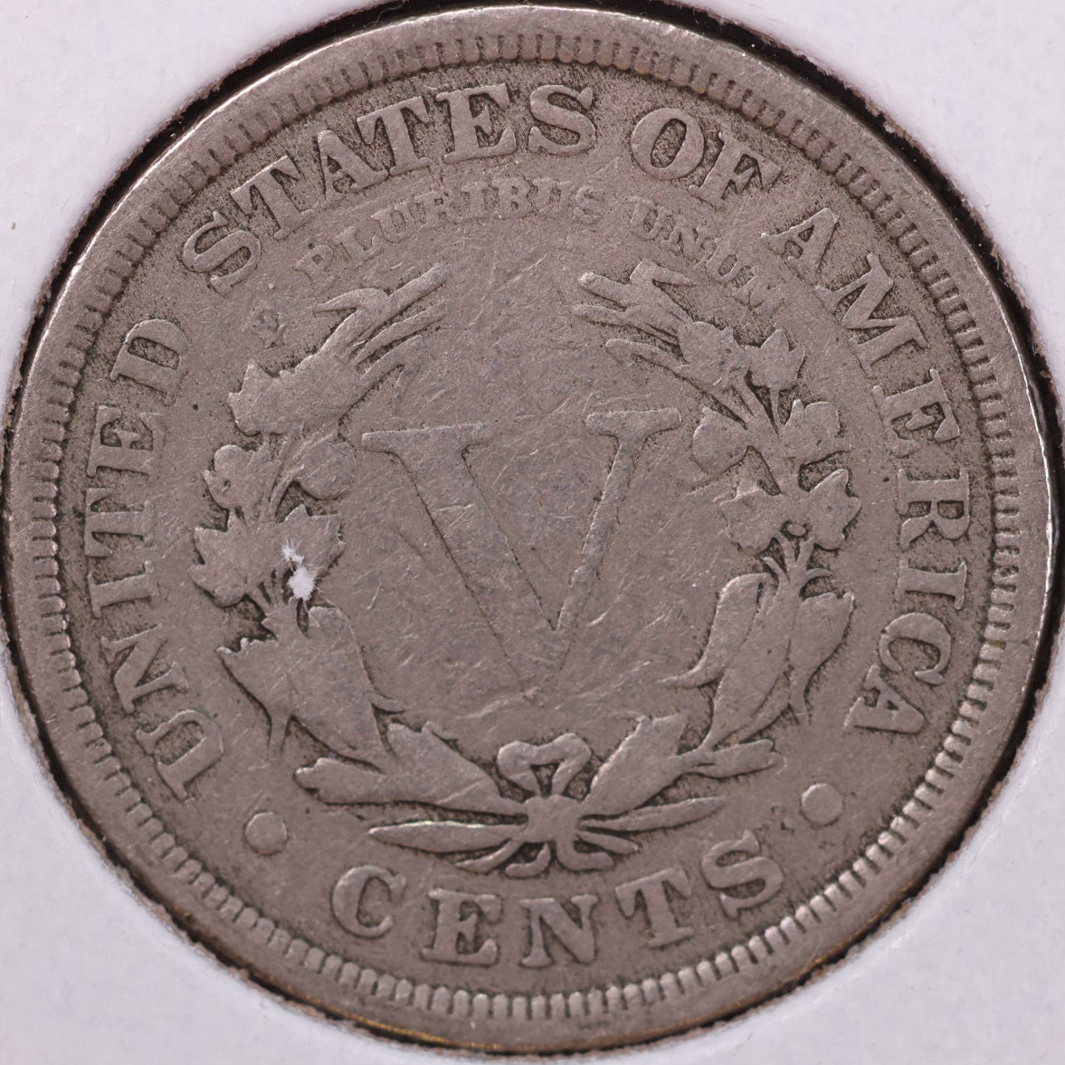 1907 Liberty Nickel, Good+ Circulated Coin. Store #12082