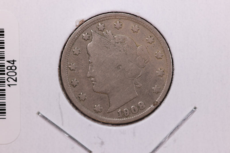 1908 Liberty Nickel, Affordable Circulated Coin. Store