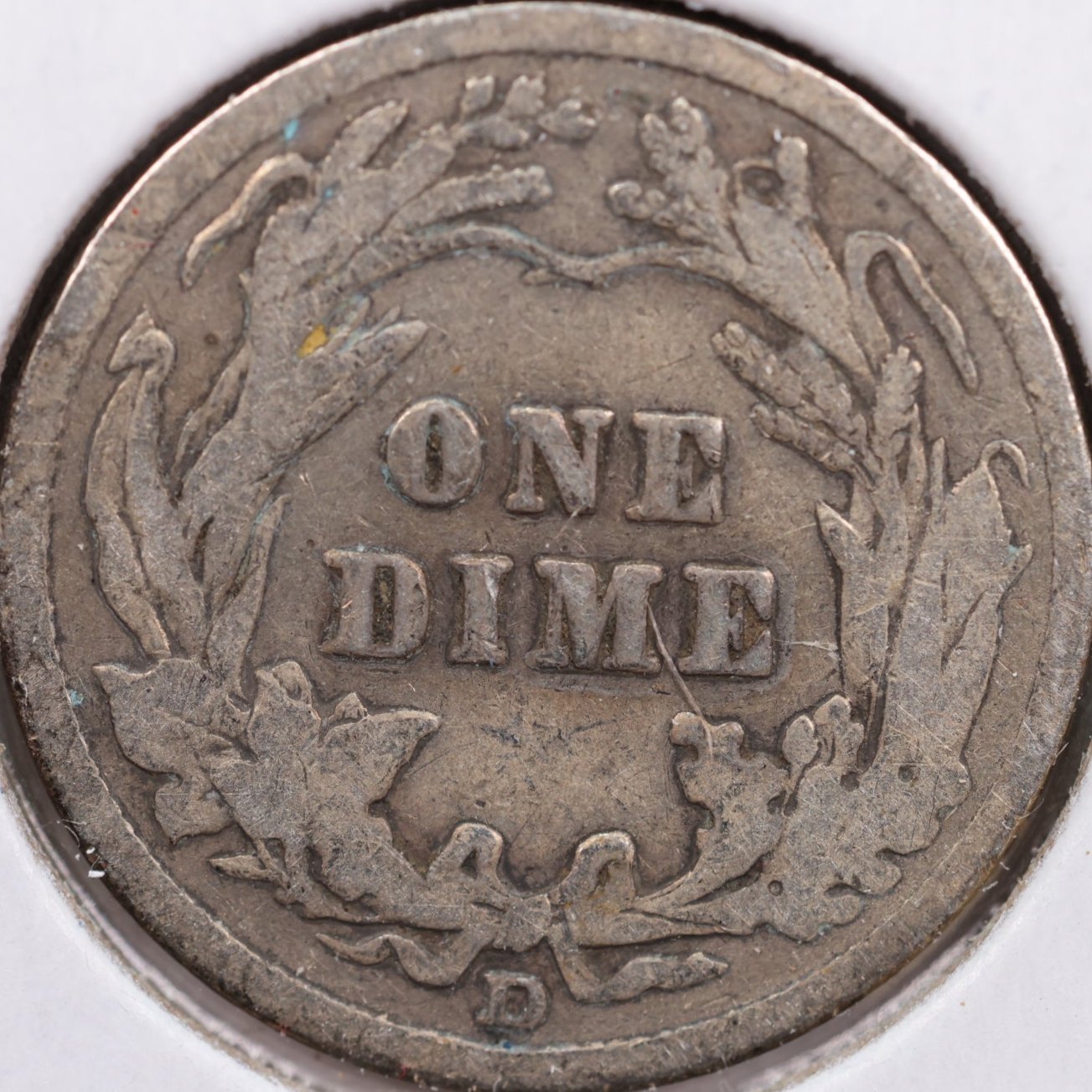 1912-D Barber Dime, Very Good Circulated Coin, Store #DE0594